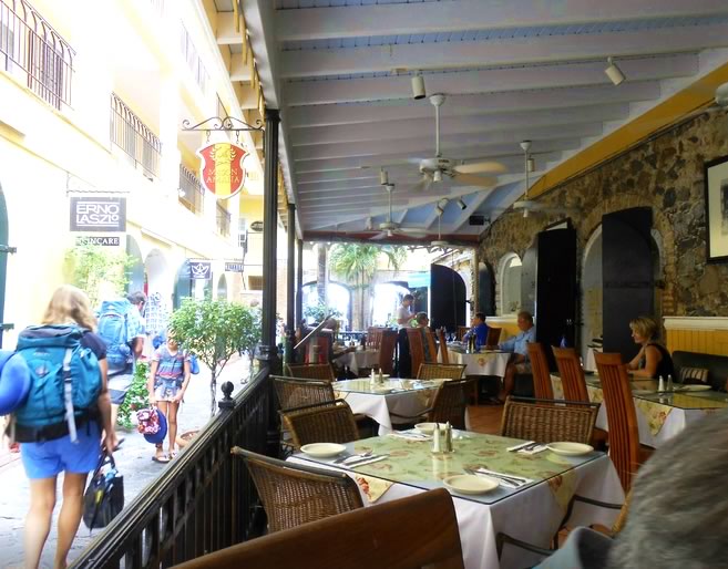 Amalia Cafe Spanish Restaurant in Palm Passage, Saint Thomas, US Virgin Islands