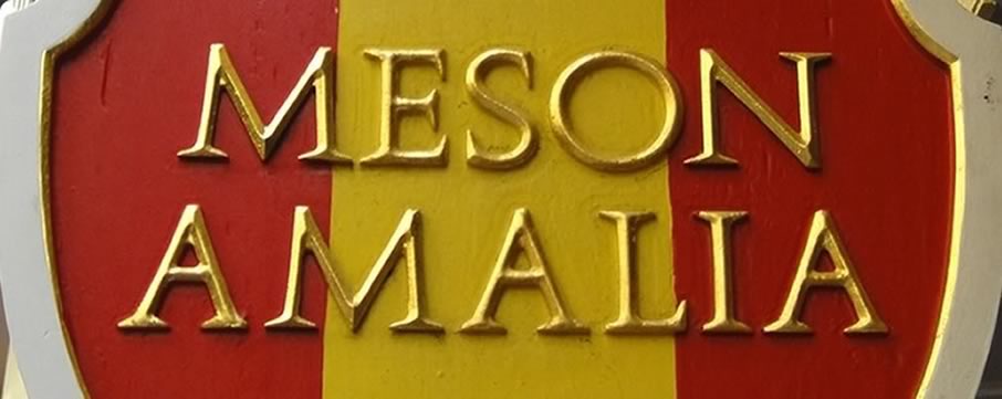 logo of Meson Amalia Cafe Restaurant downtown in Palm Passage Saint Thomas, USVI